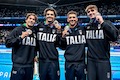 Olimpiadi Parigi staffetta 4x100 sl bronzo