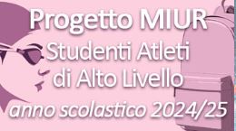 Progetto MIUR Studente-Atleta di alto livello